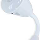 Bright Night Light LED Motion and Light Sensor AC Outlet Plug-in Flexible Neck Rotatable PIR Automatic Lamp Dusk to Dawn (6 Watts)