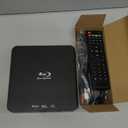 Didar Blu Ray DVD Player, Ultra Mini 1080P Blue Ray Disc Player Home Theater Play All DVDs and Region A 1 Blu-Rays, Support Max 128G USB Flash Drive + HDMI/AV Output + Built-in PAL/NTSC with Cables