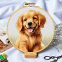 Generic Cartoon Simple Figure Sea Turtle 11CT Stamped Cross Stitch Kits with Hoop Easy for Beginners Child Needlepoint Counted Embroidery Kits Art Craft Wall Decor 12x12IN(4)