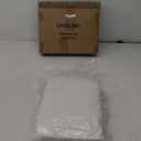 EASELAND Twin Size Mattress Pad Pillow Top Mattress Cover Quilted Fitted Cooling Protector Single Cotton Top 8-21" Deep Pocket (39x75 Inches, White)