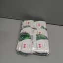 6 Pairs Girls White Ruffle Socks Toddler Big Double Shimmering Lace Turn Cuff Dress Socks (Medium, Green)