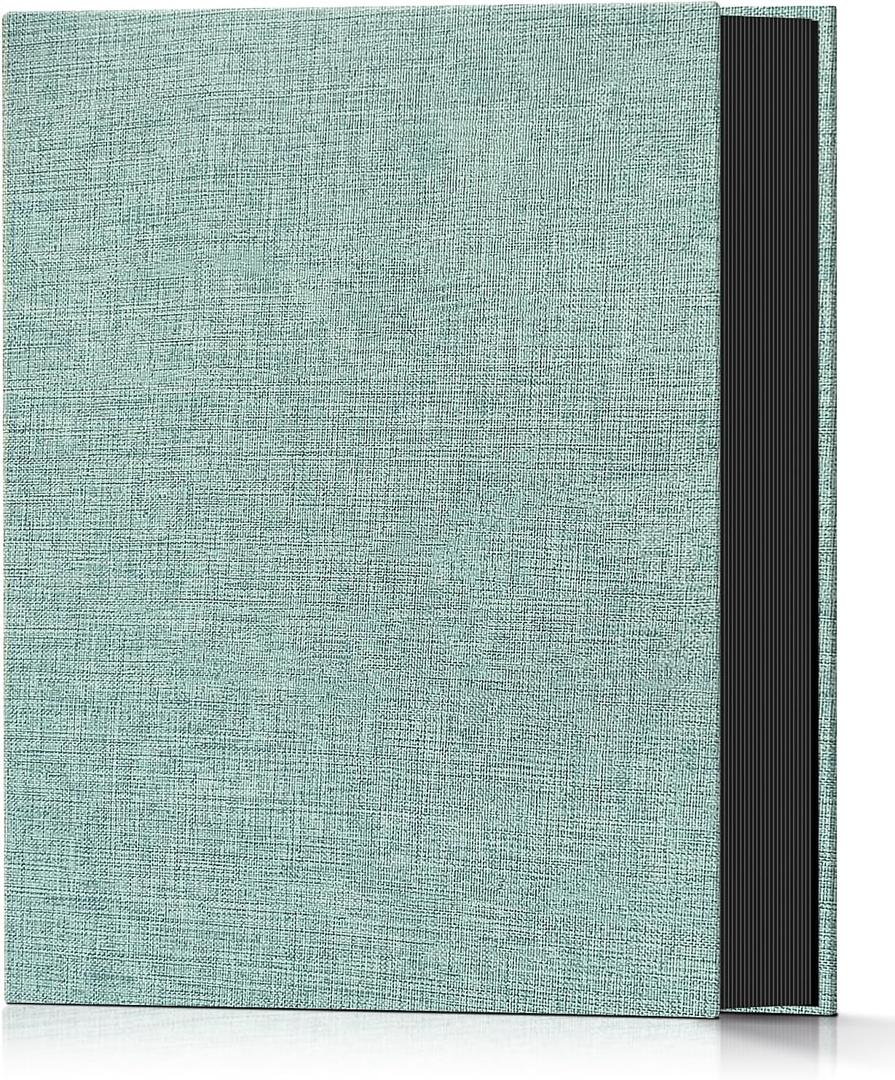 Popotop Photo Album 4x6 100 Pockets for Wedding Gifts,Linen Hardcover Picture Albums for Family Anniversary Baby Vacation Pictures