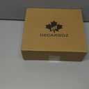 DECARSDZ Women's Motorcycle Boots Mid Calf PU Leather Biker Boots - Stylish Women's Black Brown Riding Boots for Motorcycle, Combat, and Festival. Black. Size 6