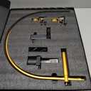 Head Spa Water Circulation Equipment, Portable Shampoo Bowl Waterfall Head Spa, Gold, Fits Shampoo Bowl for Salon and Beauty Salon