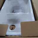 KOHLER Iron/Tones® 33" Top-/Undermount Kitchen Sink, Smart Divide® Double-Equal Kitchen Sinks, K-5312-0, White, Large