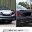 Rear Spoiler Wings for Mercedes Benz S Class W222 Sedan (2014-2020) S450 S550 S560 S63 4 Door 2015 2016 2017 2018 2019 Trunk Spoiler Wing Trunk Tail Rear Trunk Lid,Carbon Fiber Style Performance