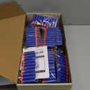 Realistic Sniper Rifle Toy Guns for Nerf Guns Bullets, Electric Foam Blaster Toy Set with Scope, 120 Soft Darts and 3 Magazines, Kids Semi Automatic Machine Toy Gun for Boys 8-12 Old (White)