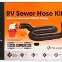 Camco 39761 - RV Trailer Camper Sanitation Rhinoflex Rv Sewer Kit 15 RV 39761