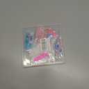 96PCS Press on Nails Short Almond False Nails Full Cover Nails Kit with Flower Designs,Glue on Nails for Women and Girls