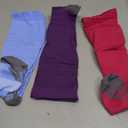 Doctor's Select 3 Pairs Plus Size Compression Socks Wide Calf - Up to 6XL | 20-30 mmHg Compression Socks for Women Wide Calf | Pink, Purple, Blue (XX-Large)