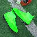Soccer Cleats Boys Kids Football Cleats Youth High-top Soccer Shoes