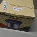 3.5L Heated Water Bowl, Stainless Steel Heated Dog Bowl with Digital Display and Adjustable Temperature, Heated Outdoor Pet Water Bowl Provides Warm Water for Dogs (Blue)