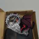 7 Pcs Heat Tape Dispenser Sublimation Set Tape Roll Dispenser with Weighted Nonskid Base and 4 Pieces Heat Transfer Tapes 2 Pieces Heat Resistant Gloves Heat Resistant Silicone Gloves (Black)