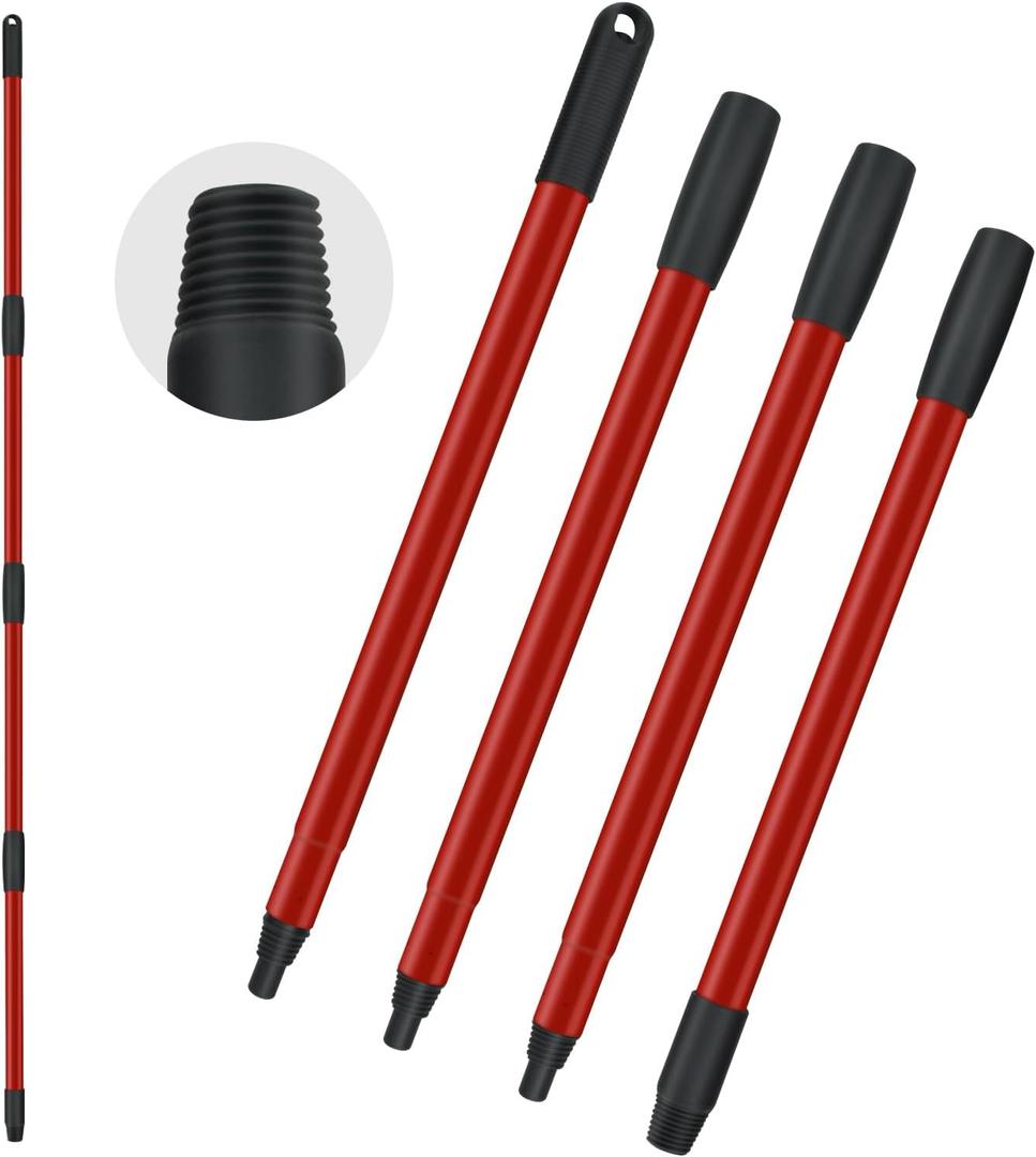 Spin Mop Handle Replacements for Oceda 4-Section Mop Replace Handle Compatible with O-Ceda Spin Mop Refills and Brooms, O ceda Mop Stick for Floor Clean, 30" to 58", Universal Fit Oceda Mop Head Spin Mop Handle Replacements for Oceda 4-Section Mop Replace Handle Compatible with O-Ceda Spin Mop Refills and Brooms, O ceda Mop Stick for Floor Clean, 30" to 58", Universal Fit Oceda Mop Head