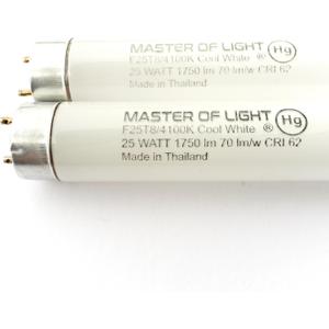 F25T8/CW (2 Pack) 25 Watt T8 Fluorescent Tube Light Bulb 36 Inch 4100K Replaces F25T8/841/HE, F25T8/TL841, F25T8/841, F25T8/TL741/PLUS/ALTO, F25T8/SP41/ECO, FO25/841/XP/ECO, F025/841/ECO
