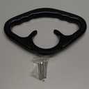 Fuel Gas Tank Handle Motorcycle Rear Passenger Grab Bar Aluminum Replacement for Yamaha R6 R1 MT09 MT07 FZ1 FZ6 FZ8 YZF600 YZF1000 MT-03 Accessories Aftermarket Parts (Black)