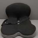 Buttocks Cushions Office Chair Cushion with Backrest (Classic Black)