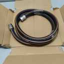 Giraffe Tools Garden Hose 5/8", Custom Length, Heavy Duty, No Kink, Flexible, Rubber Garden Hose, Leakproof Water Hose, 600 Burst PSI, 8ft Male to Female Hose