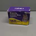 FURWEY 160 Count Cat Litter Box Liners for Automatic Cat Litter Box and Litter Box Robot 4/3, Extra Thick,Heavy-Duty,Eonomy Bulk Pack