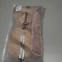 FallSweet Lace Strapless Bustier Bra for Women Underwire Longline Corset Top (Beige, L)