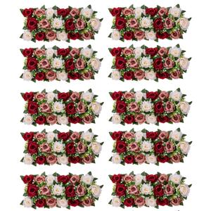 Custom Made Artificial Flower Wall Panels 10pack