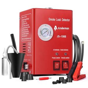 Automotive Smoke Machine Leak Detector, Built-in air Pump Vacuum Diagnostic Tester with Pressure Gauge EVAP Tester for Fuel Pipe, All DC 12V Vehicles