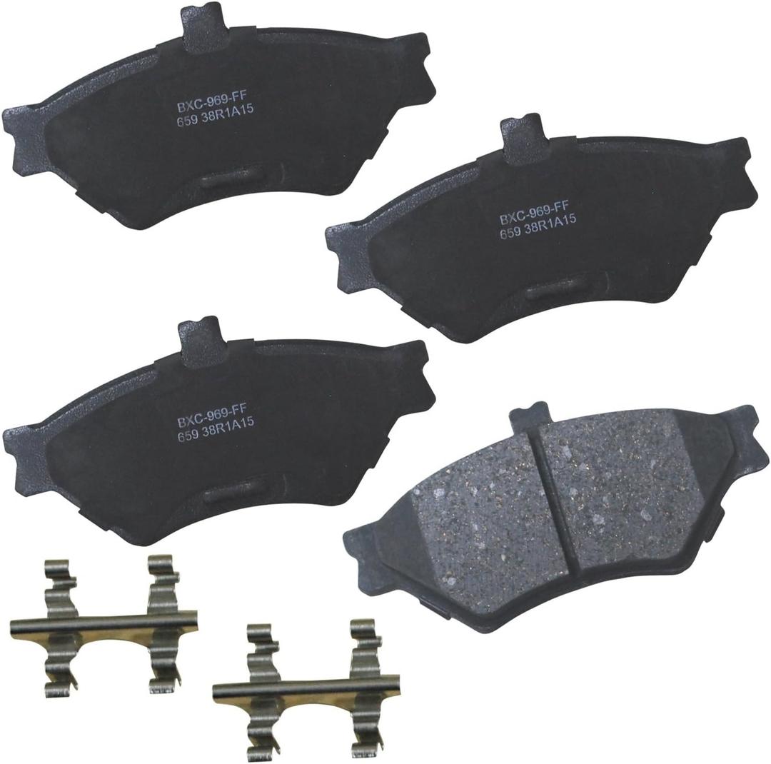 Bendix Premium SBC659 Ceramic Front Brake Pads for Ford Crown Victoria 1997-1995, Grand Marquis 1997-1995, Lincoln Town Car 1997-1995, Mercury Grand Marquis 1997-1995