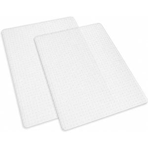 Office Chair Mat for Carpet Floor, 2 Pack 30" x 48" Chair Mat, Slip Resistant Heavy Duty Under Desk Protector Carpeted Floors Mats, Rolling Computer Mats with Studs for Office Low Pile Carpets, 2 pcs 30" x 48"