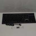 Redragon K580 VATA RGB LED Backlit Mechanical Gaming Keyboard with Macro Keys & Dedicated Media Controls, Hot-Swappable Socket, Onboard Macro Recording (Blue Switches)