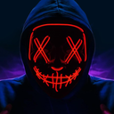 Halloween LED Light up Mask, The Purge Masks with 3 Lighting Modes, Scary Mask for Festival Cosplay