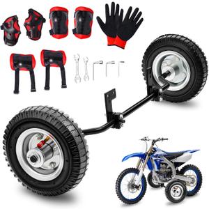 Upgrade Dirt Bike Training Wheels - Heavy Duty Adjustable Stabilizers for Kids 50cc, Build Confidence & Safety for Razor MX125 MX350 MX400 MX500 Honda XR50 Z50R CRF50 Z50 Yamaha PW50 TTR50 PW80