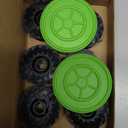 YWTESCH 8 Pack Weed Wacker String Fit for Greenworks String Trimmer, 0.065"-18Ft Dual String Trimmer Line Auto-Feed Weed Eater String Replacement Parts Spool(6-Pack) Cap Cover(2-Pack)