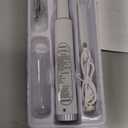 Professional Plaque Remover for Teeth, Teeth Cleaner Tool with Intelligent and Secure Sensor Technology, 4 Replaceable Heads 5 Modes, OLED Light & Oral Mirror, Rechargeable Teeth Cleaning Kit For Home