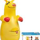 Kangaroo Inflatable Punching Bag for Kids - Durable Bop Bag Toy with Instant Bounce Back, Great for Boys and Girls (47' Tall)