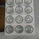 Hewory Cylinder Glass Bud Vases: Set of 12 Small Clear Skinny Single Flower Vase for Centerpieces - Minimalist Bulk Vases for Wedding Birthday Bridal Shower Party Events Table Decor, 5.91"(H)1.8"(D)