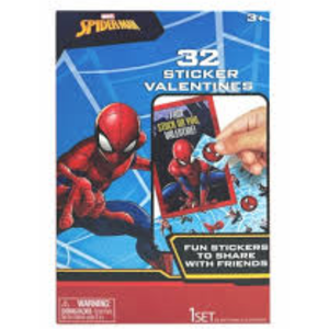 MARVEL Spider-Man Sticker Valentine Cards
2 Pack