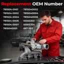 667-203 1.4L Turbo Turbocharger Compatible with 2011-2015 Chevy Chevrolet Cruze 2012-2020 Sonic 2013-2021 Trax 2013-2021 Buick Encore/W Gaskets Repair kits OEM# 55565353
