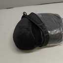 SAIREIDER Travel Pillow 100% Pure Memory Foam Travel Neck Pillow, Airplane Pillow for TravelingCarHomeOfficeWashable CoverBlack