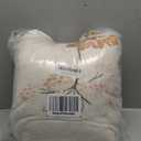 Lahome Floral Fleece Blanket for Women Girls Dorm Boho Decor, Small Throw Blanket for Couch Bed Chair Cover, Decorative Fleece Blanket Throws Mom Gift Spring Home Decor, Border Flower Beige 50x60