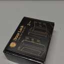 Home Security Door Lock Door Reinforcement Lock Door Locks for Kids Safety Flip Door Lock Latch Childproof Night Lock Door Security Front Door Child Safety Lock High Security Locks for Doors Inside (Black)