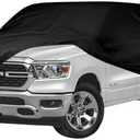 Proadsy 2025 Upgrade Car Cover Custom Fit for Ram 1500 2019-2024 2025, Waterproof All Weather for Automobiles, Windproof Snowproof Rain Hail Sun UV Protection Full Outdoor Indoor Exterior Car Covers, Black