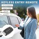 Keyless Entry Remote for Kia Sorento 2015-2020 433Mhz OSLOKA-910 4 Button Reusable | Control Replacement Car Key Fob 1 Pcs