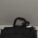 LOVEVOOK Tote Bag for Women with Giant Tumbler Holder Pocket, Puffer Work Travel Laptop Handbag with Zipper for Nurse Teacher (L-17.3 Inch, Black)