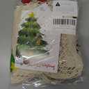 Ofiray-home Beach Bags for Women - Large Cotton Mesh Tote Bag, Foldable Shoulder Bag for Travel Beach Picnic Vacation (Beige With Red)