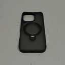 Designed for iPhone 16 Pro Case, with 360 Magnetic Stand [Compatible with MagSafe] [Military Drop Protection] Shockproof Translucent Matte Case for 16 Pro 6.3 Inch, Black