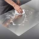 Stainless Steel Cutting Boards for Kitchen,Baking Board,Pastry Board,kneading Panel - Suitable for Cutting Vegetables, Fruits, Meat,bread - Easy To Clean and Store (50x40cm/19.6x15.7in)