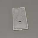 Compatible with iPhone 12 Case & iPhone 12 Pro Case 6.1" with Invisible Ring Stand [Compatible with Mag-Safe] Translucent with Magnetic Kickstand, Translucent