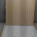 AKUMAX 4 Pack Wood Panels-3D Slat Wall Panelling for Wall-Ceiling and Sound Absorbing - Wooden Wall Panels for Living Room, Bedroom-Fire Retardant & FSC-15.5 ft(Classic Oak)