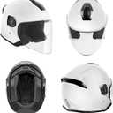 VCAN V88 3/4 Open Face Motorcycle Scooter Helmet ECE & DOT Approved, Large