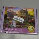 1000 Piece Puzzles for Adults, Autumn Landscape Jigsaw Puzzle, Villa and Dog Jigsaw Puzzles 1000 Pieces, Challenging Game Home Decor Birthday Party Gift Toy for Adults Kids Seniors, 28×20 in